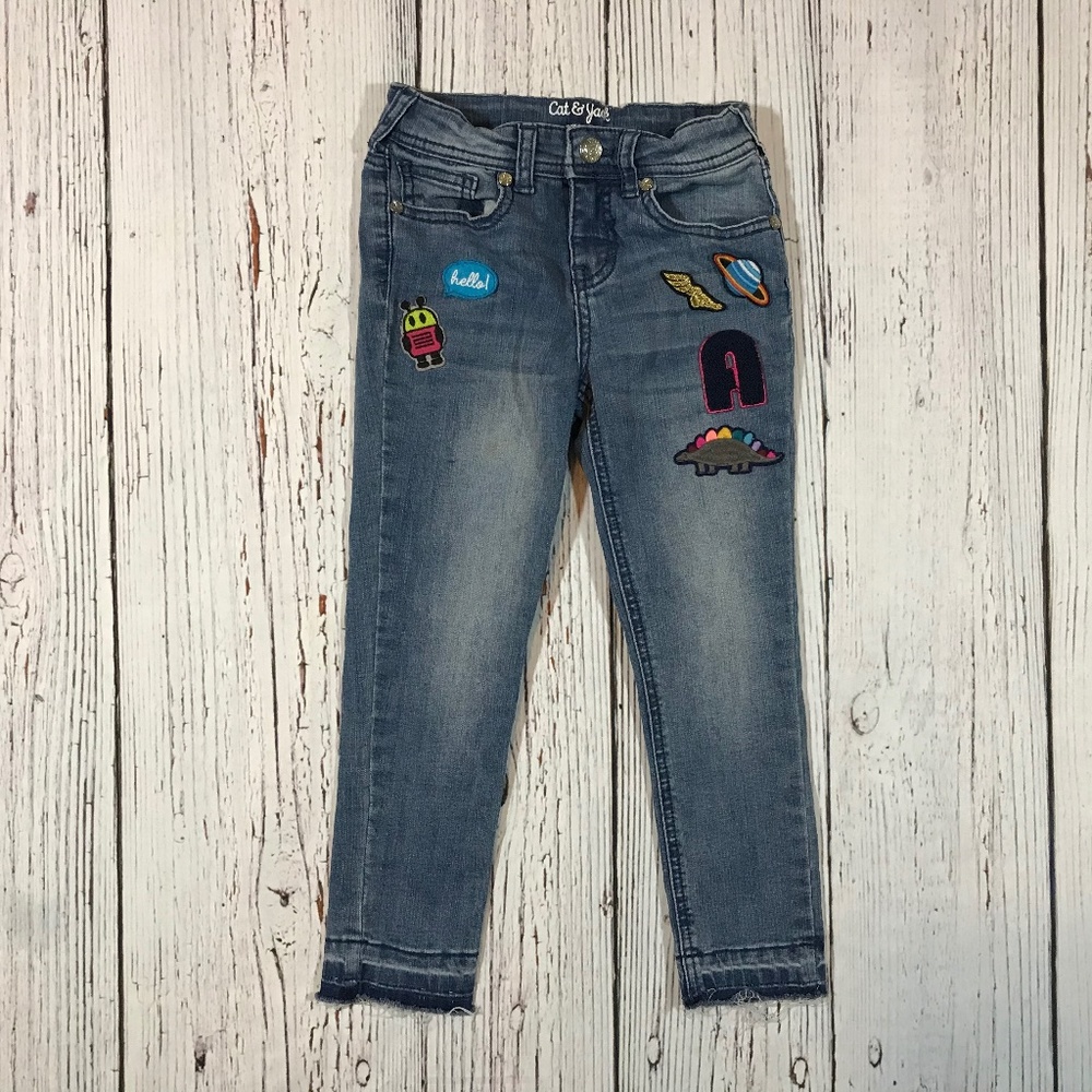 Girls Special Patch Jeans